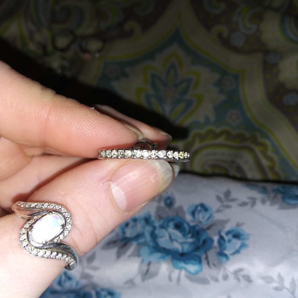 Lab Created Diamond Pear Shaped Ring - image 4